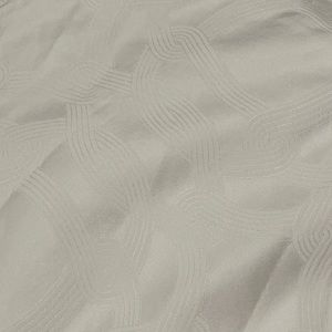 FRETTE King White Chain Duvet Cover